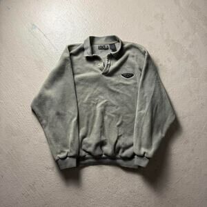 Vintage 90s Torrington 1999 Golf Green Henley Fleece Sweater